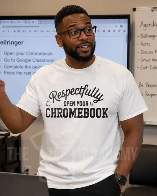 Open Your Chromebook- Screen Print Transfer