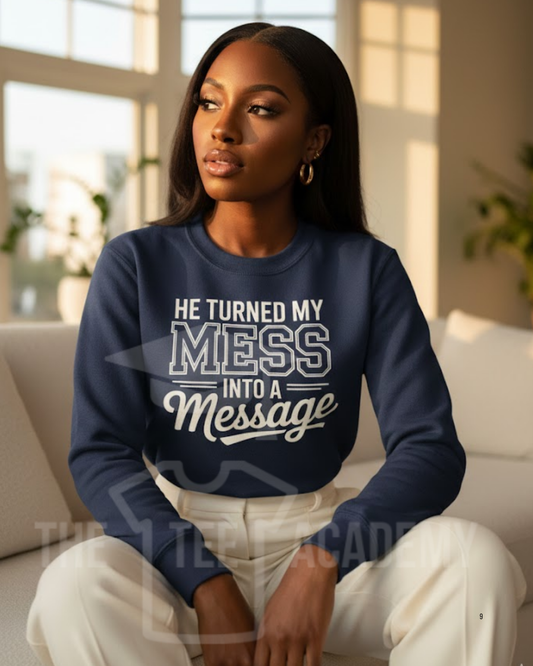 Mess Into Message- Screen Print Transfer