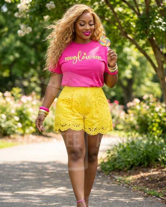 You Glow Girl- Screen Print Transfer