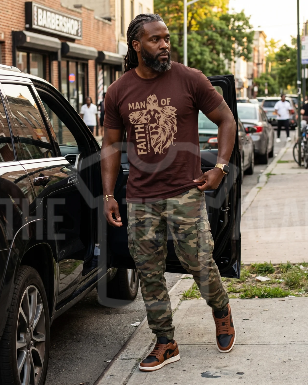 (Lion) Man Of Faith - Screen Print Transfer