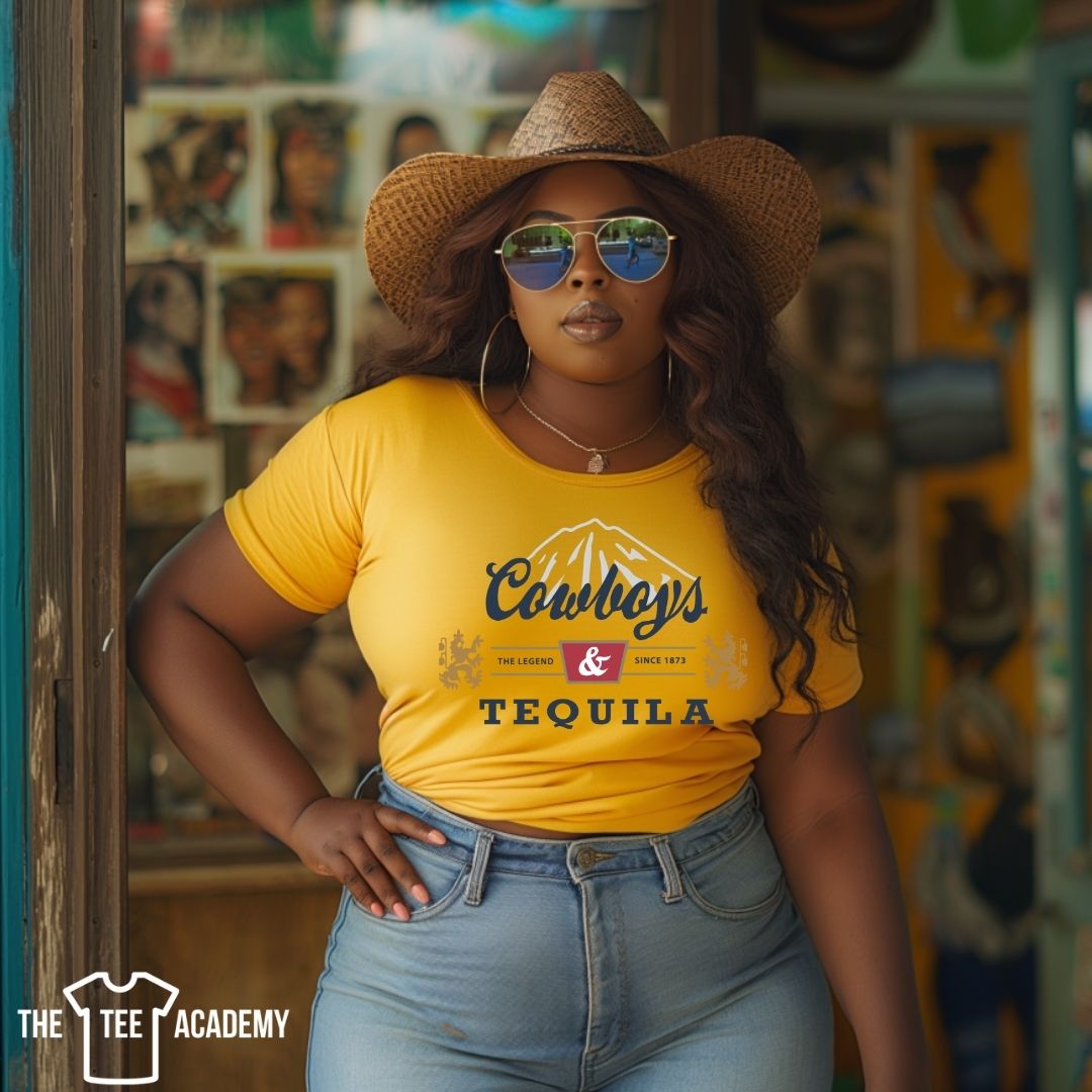 Cowboys & Cowgirls  - Matte Clear Film Screen Print Transfer