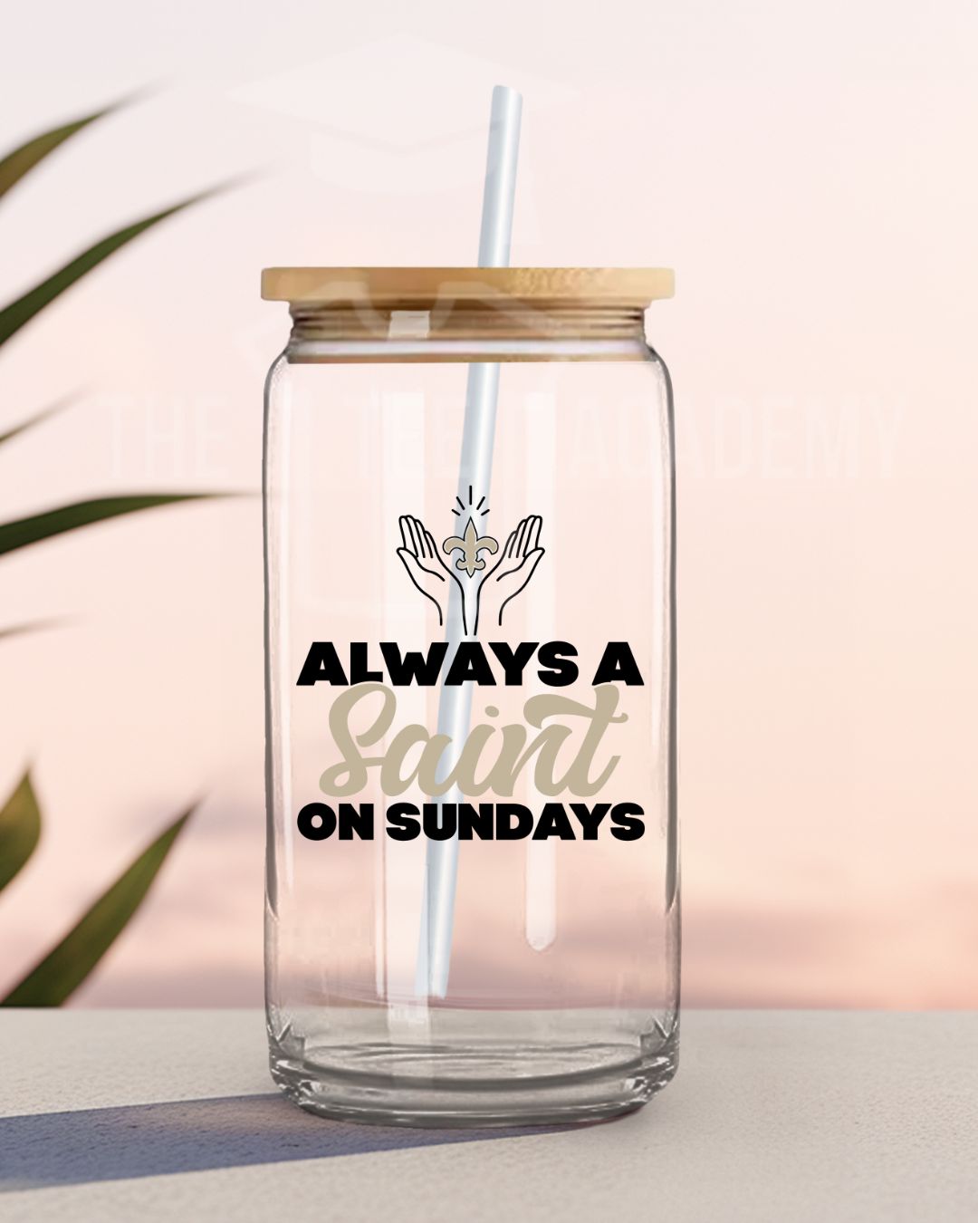 UV DTF Cup Decal - Always A Saint On Sundays