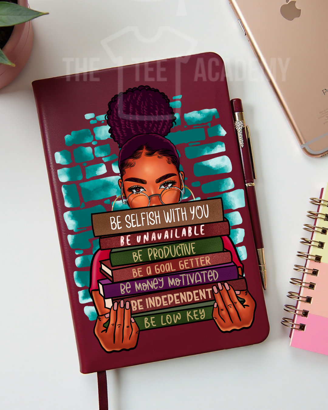 (Pre Order) UV DTF Planner Cover Decal- Be Selfish With You (Babe)