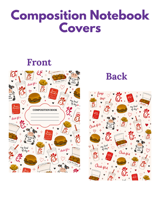 Composition Notebook Covers- Chikin Lover