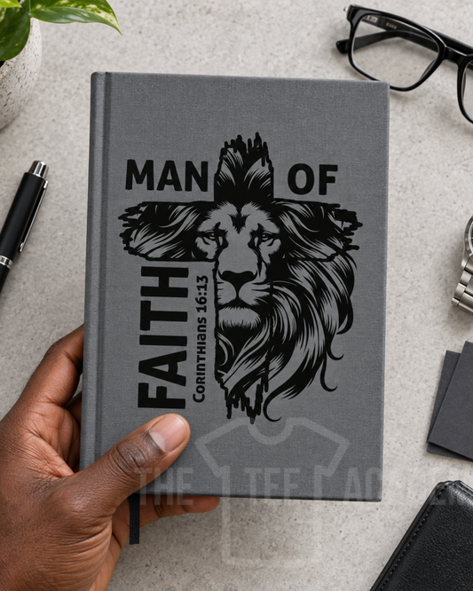 UV DTF Planner/Tumbler Decal- (Lion) Man Of Faith