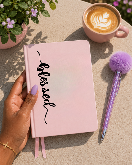 UV DTF Sticker Decal- Cursive Blessed