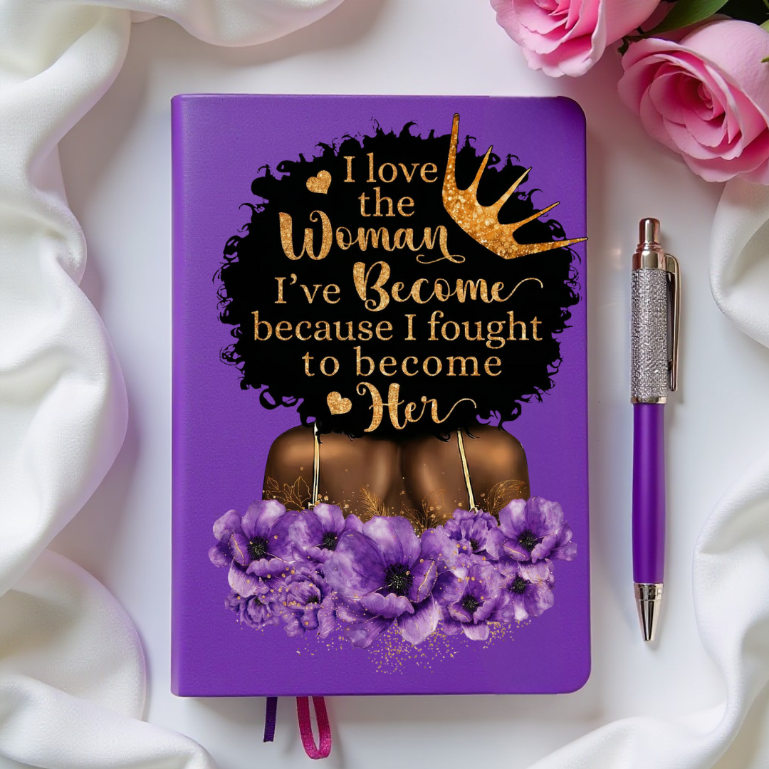 (Pre Order) UV DTF Planner Cover Decal- The Woman I've Become