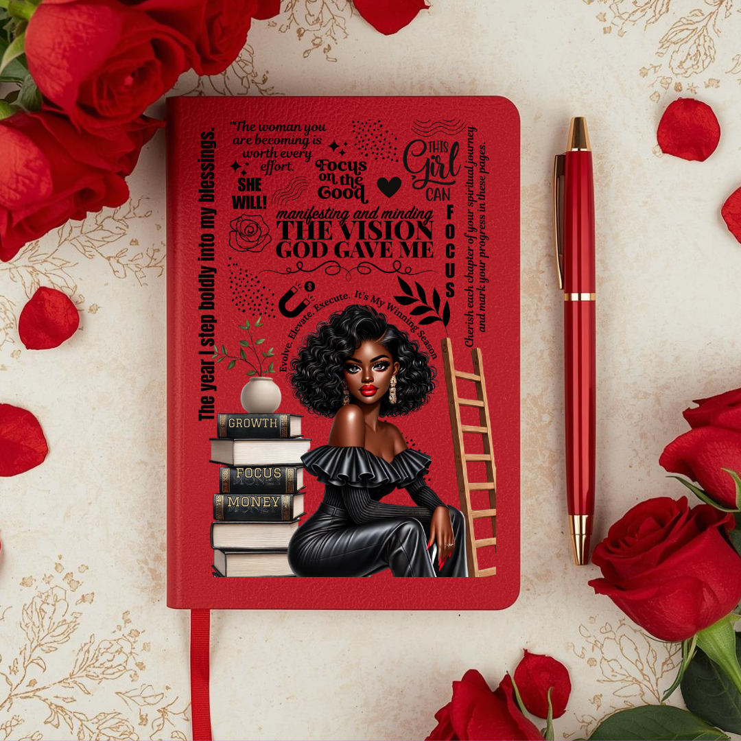 (Pre Order) UV DTF Planner Cover Decal- Stepping Into My Blessing